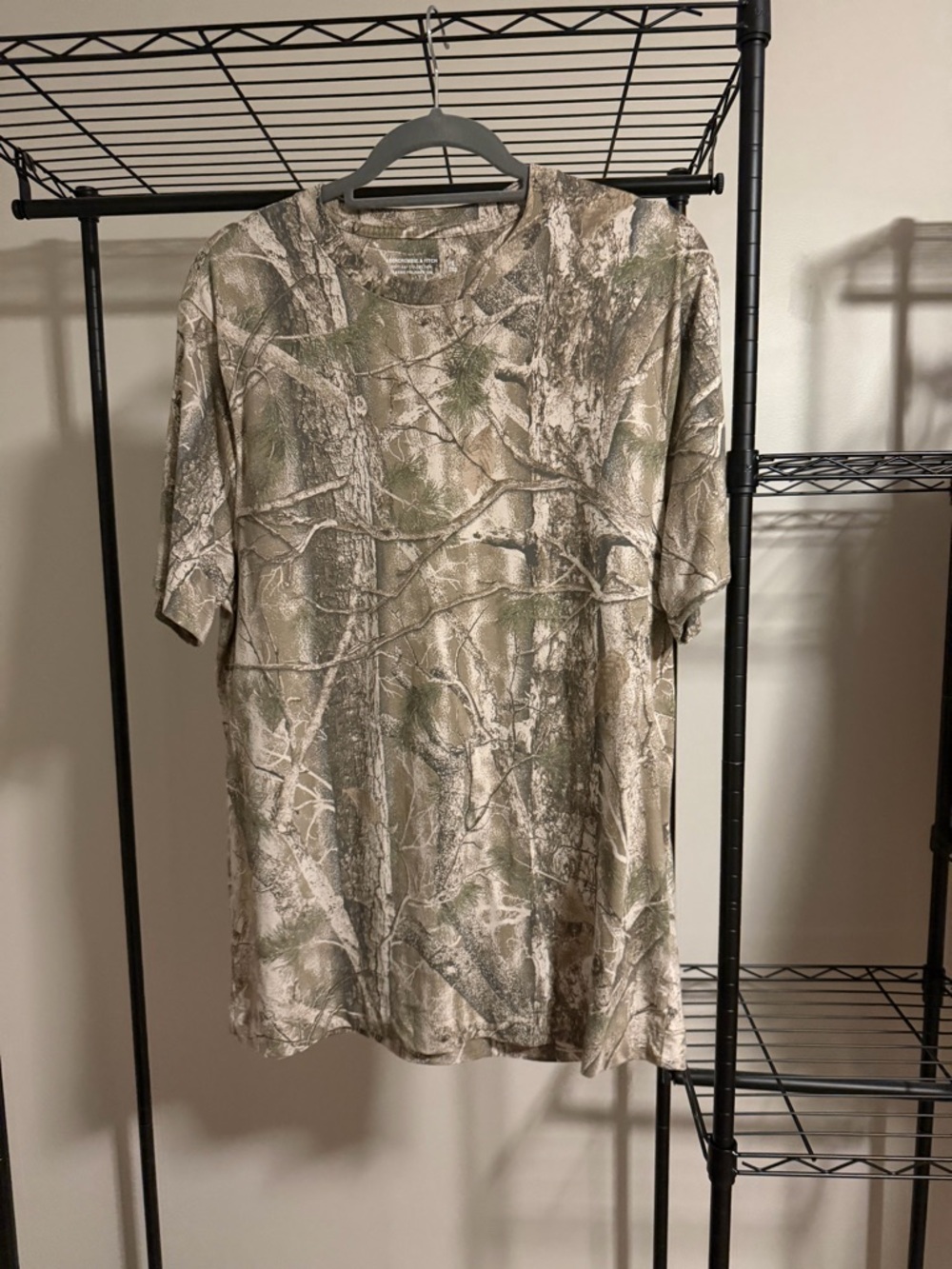 Abercrombie & Fitch Men's Short-Sleeve Camo Tee - Green/Tan